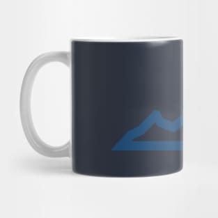 Minimal Virginia Silhouette Design Mug